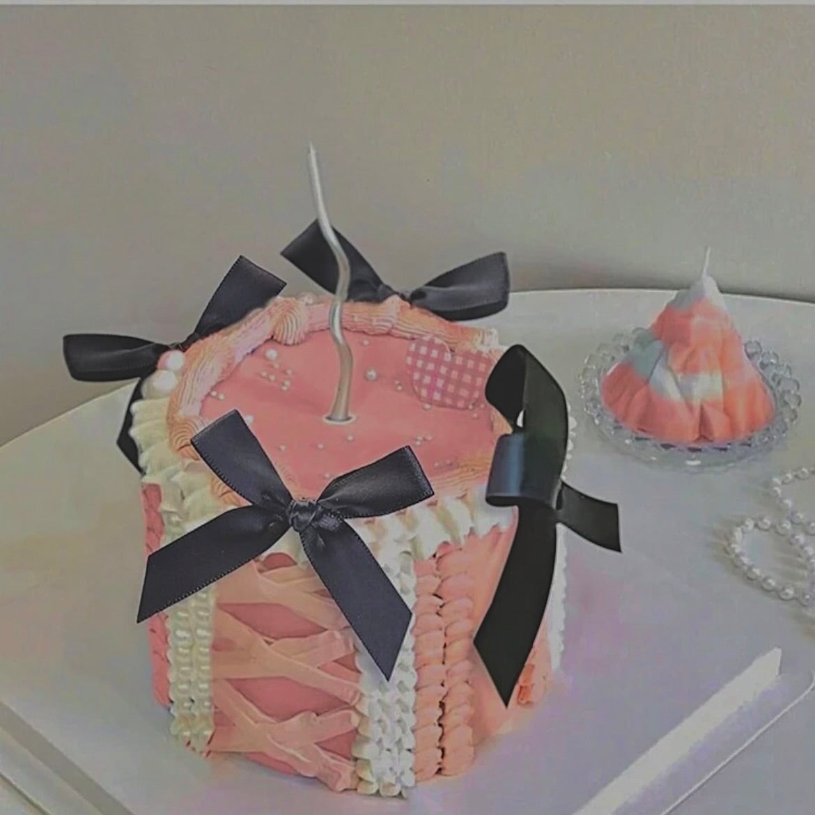 Black Bow Decoration