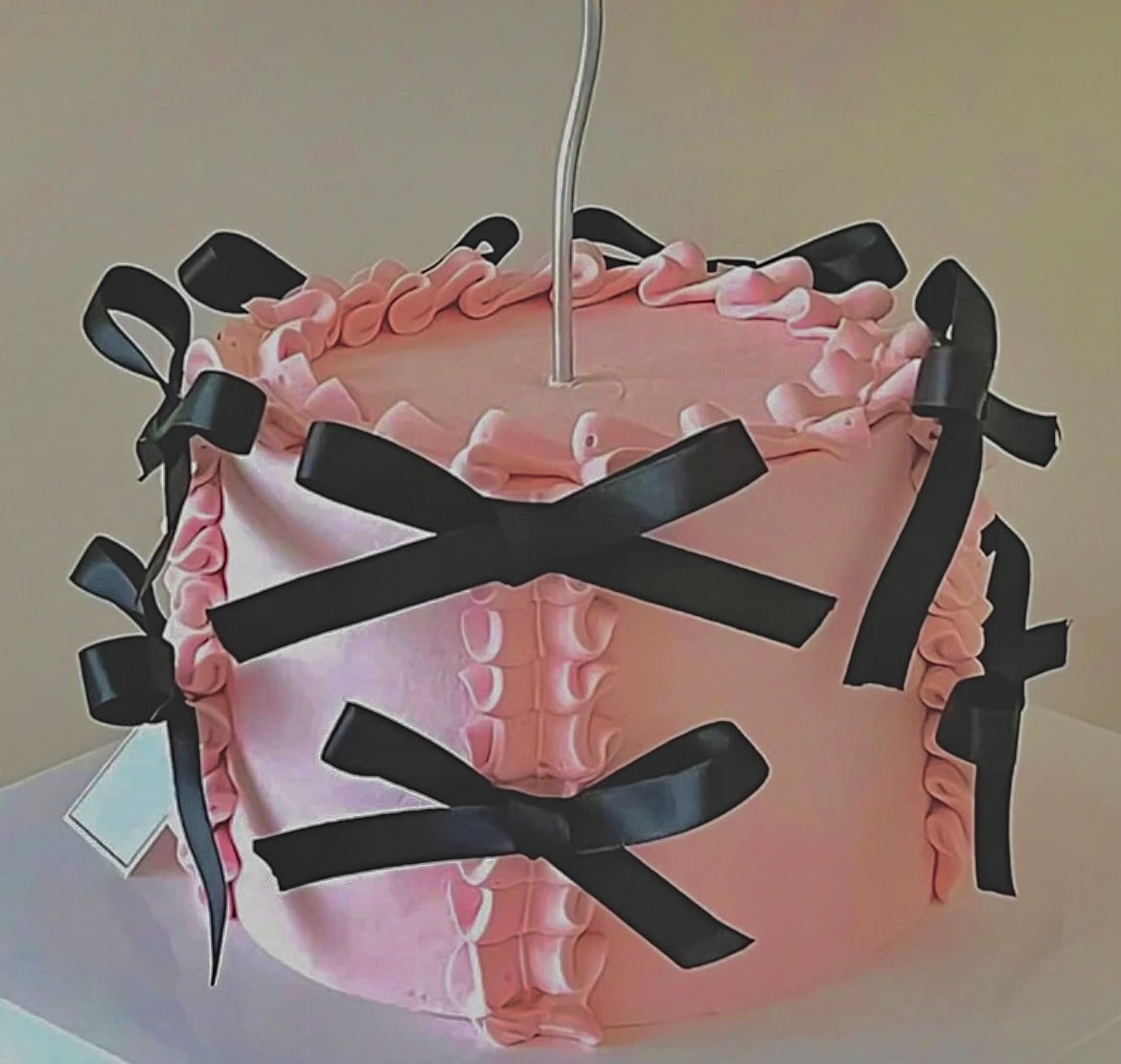 Black Bow Decoration
