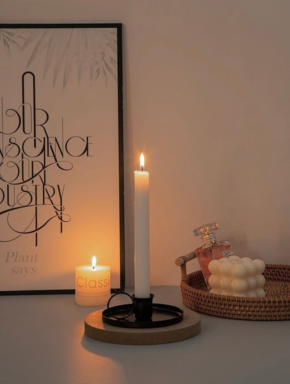 Candlelight Holder Black