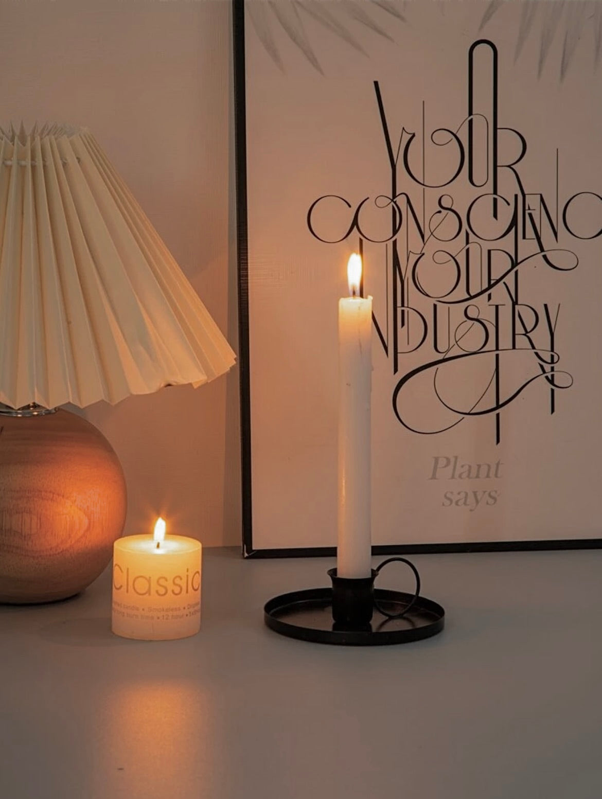 Candlelight Holder Black